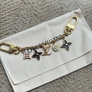 Louis Vuitton purse charm purchased on LV website